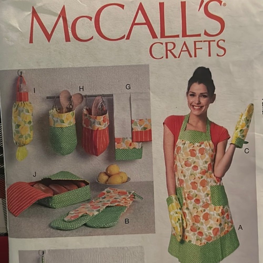 McCalls Home Craft Sewing Pattern M6978